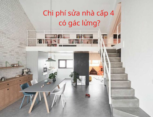 Chi phí cải tạo nhà cấp 4